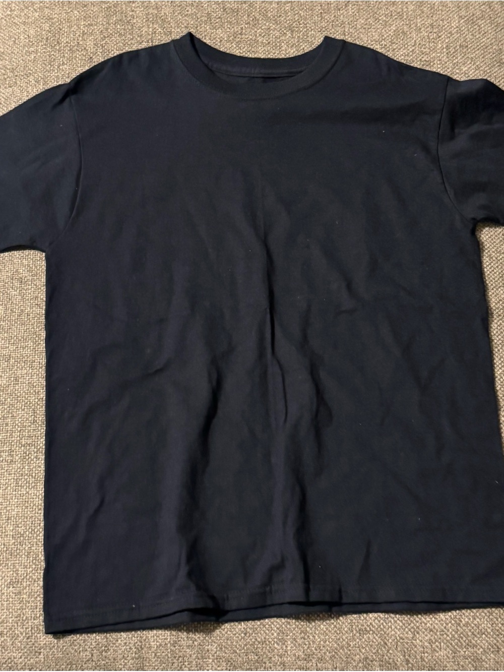 Fruit of the Loom Kids Black Short Sleeve Tee Size Large